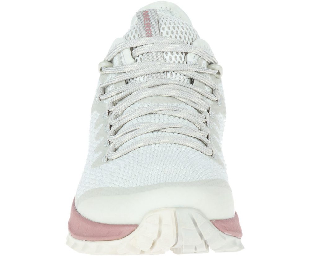 Merrell Hiking Shoes White/Pink - Bravada Waterproof - Womens 52QKZJSDY